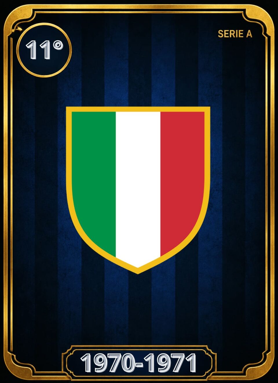 L'undicesimo Scudetto della storia dell'Inter conquistato nel 1970-1971