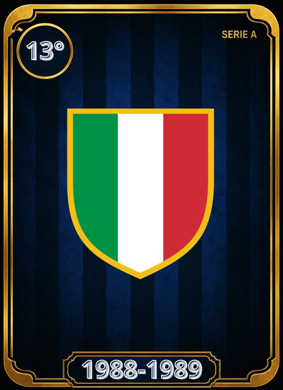 Il tredicesimo Scudetto della storia dell'Inter conquistato nel 1988-1989