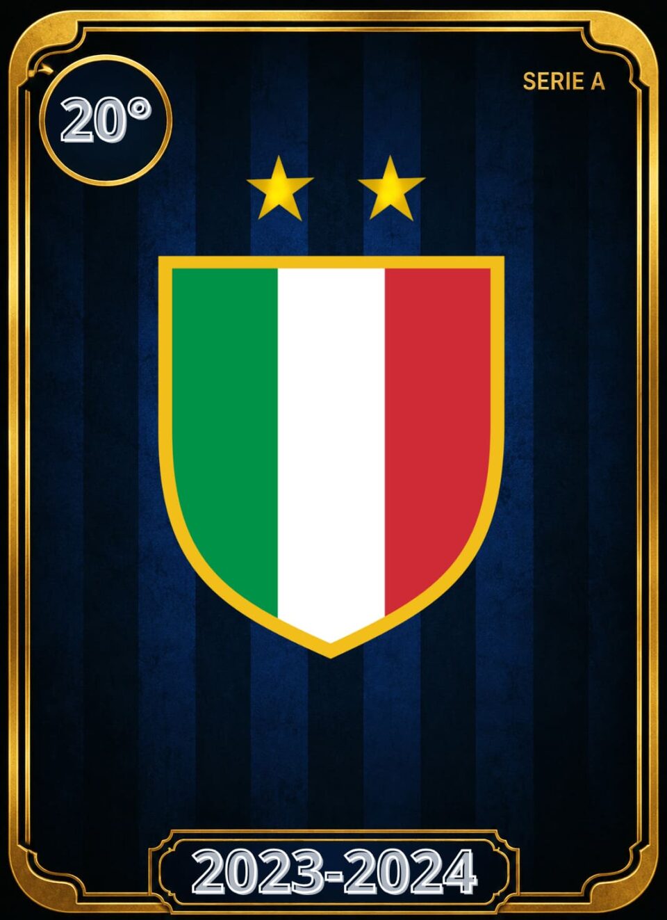 Il ventesimo Scudetto della storia dell'Inter conquistato nel 2023-2024 che valse la seconda stella